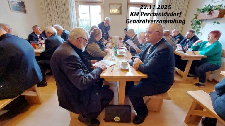 22.11.2025 – KM Perchtoldsdorf – Generalversammlung