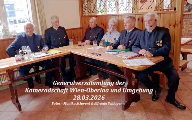 28.03.2026 KM Wien-Oberlaa und Umgebung – Generalversammlung