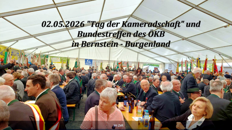 02.05.2026 Tag der Kameradschaft und Bundestreffen des ÖKB in Berns