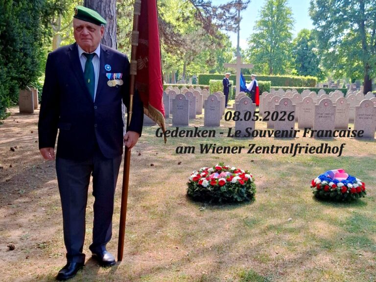 08.05.2026 Gedenken Le Souvenir Francaise am Wiener Zentralfriedhof