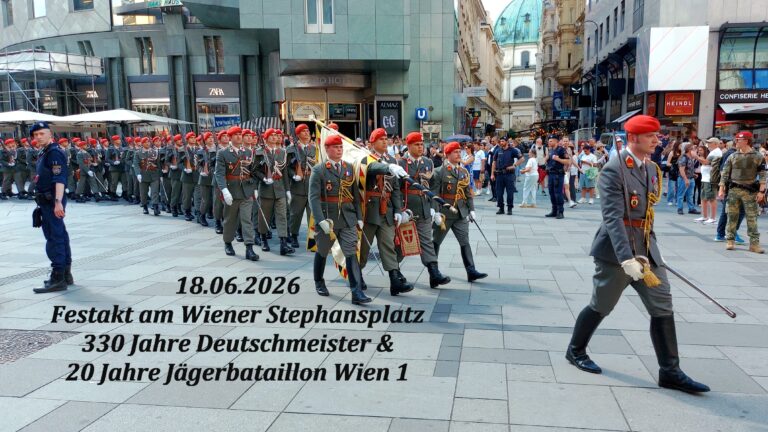 18.06.2026 – Festakt am Wiener Stephansplatz
