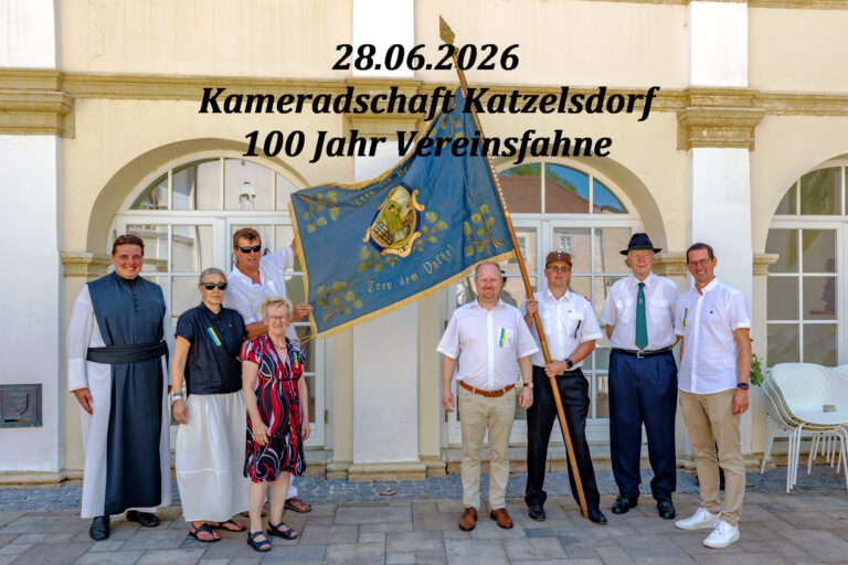 28.06.2026 KM Katzelsdorf – 100 Jahre Vereinsfahne